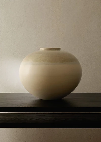 Large stoneware vase