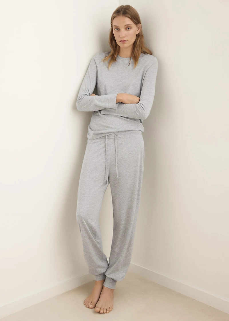 Lyocell cotton pajama pants