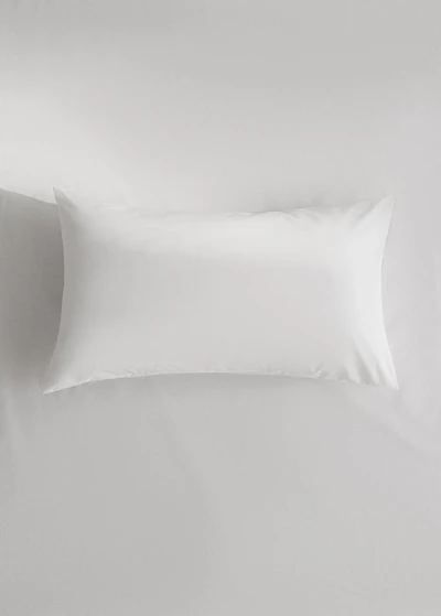 Percale cotton pillowcase with picueta detail