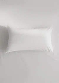 Percale cotton pillowcase with picueta detail