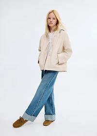 Raincoat hooded jacket