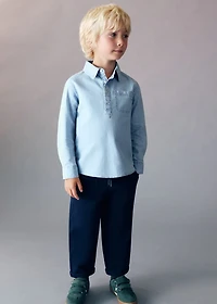 Pocket denim shirt