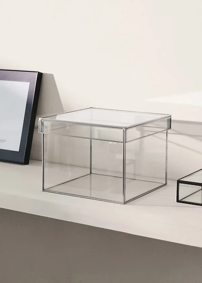 Medium square metal box