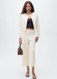 Cotton crop pants