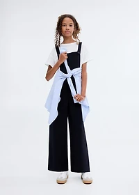 Long knitted dungarees