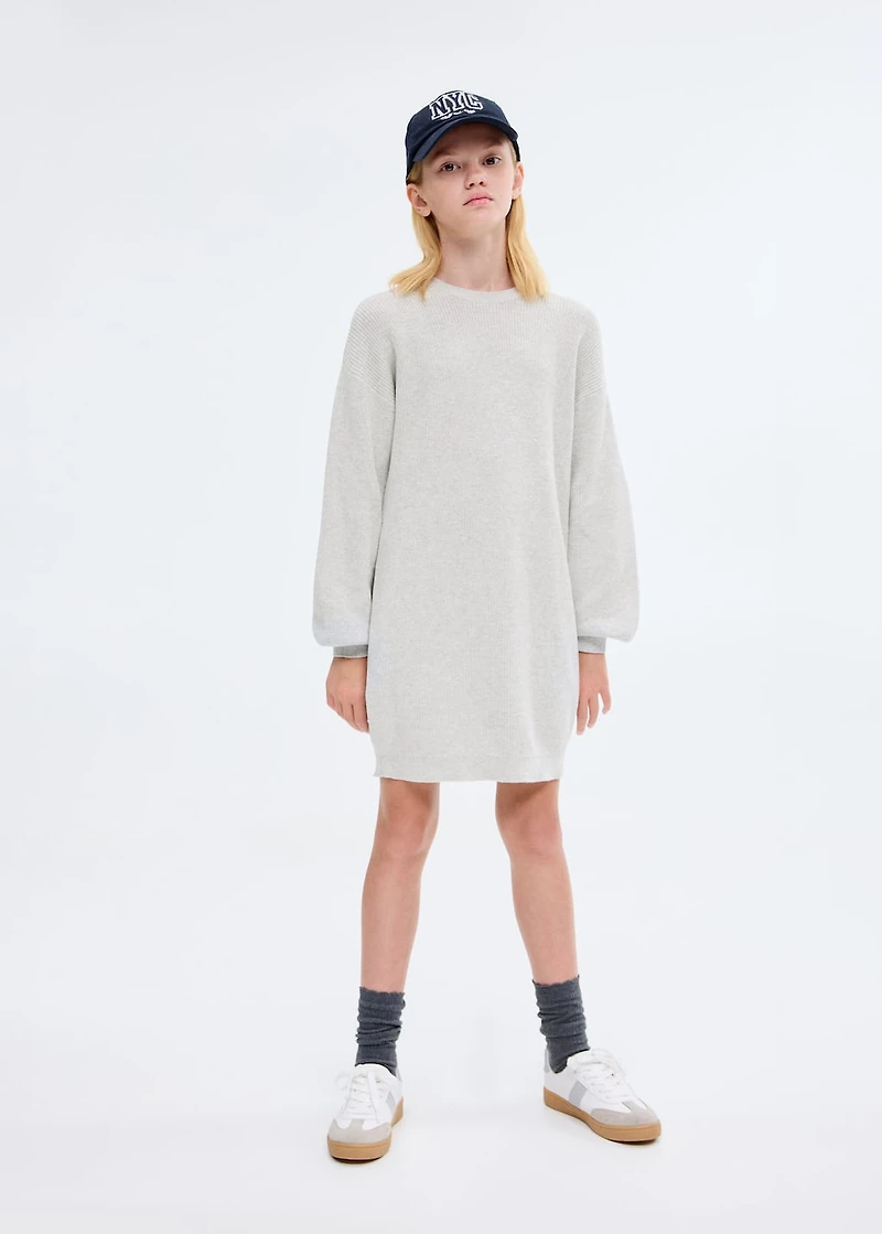 Knit midi dress