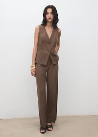Long suit-style jumpsuit