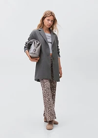 Cloth midi-coat