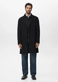 Wool overcoat