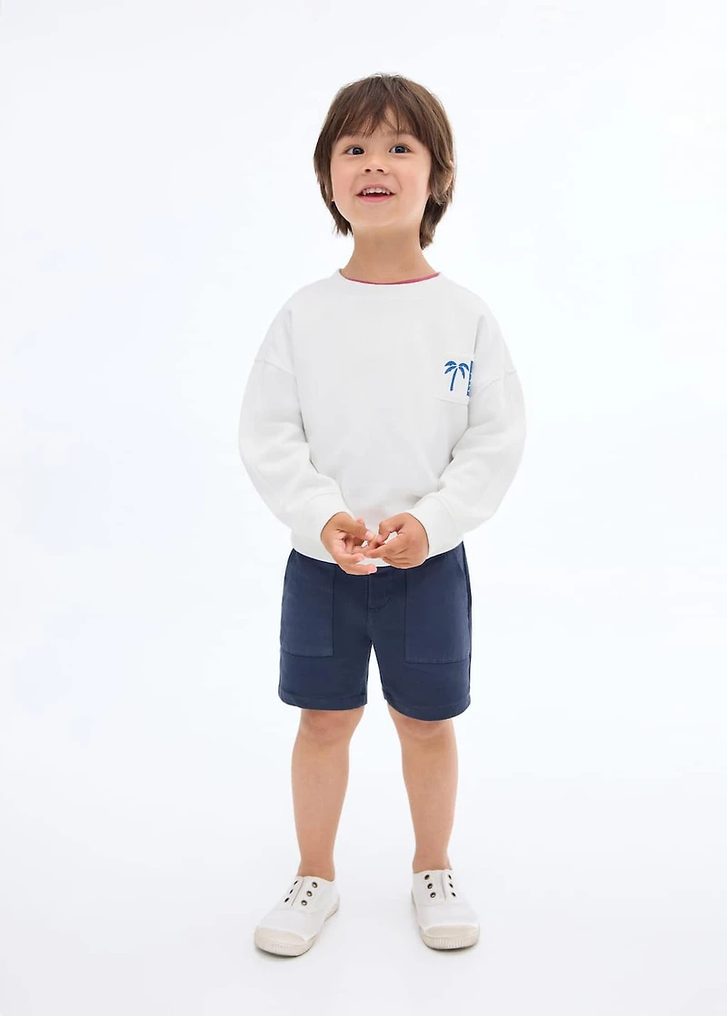 Palm trees printed sweatshirt