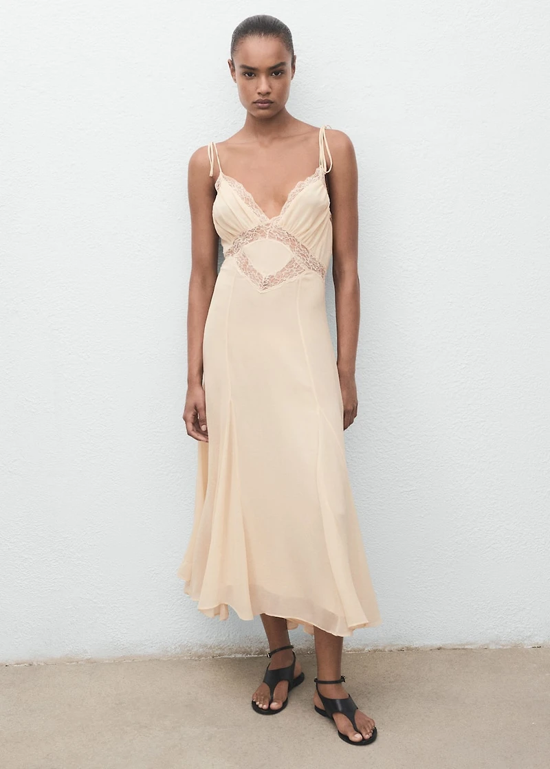 Lace camisole dress