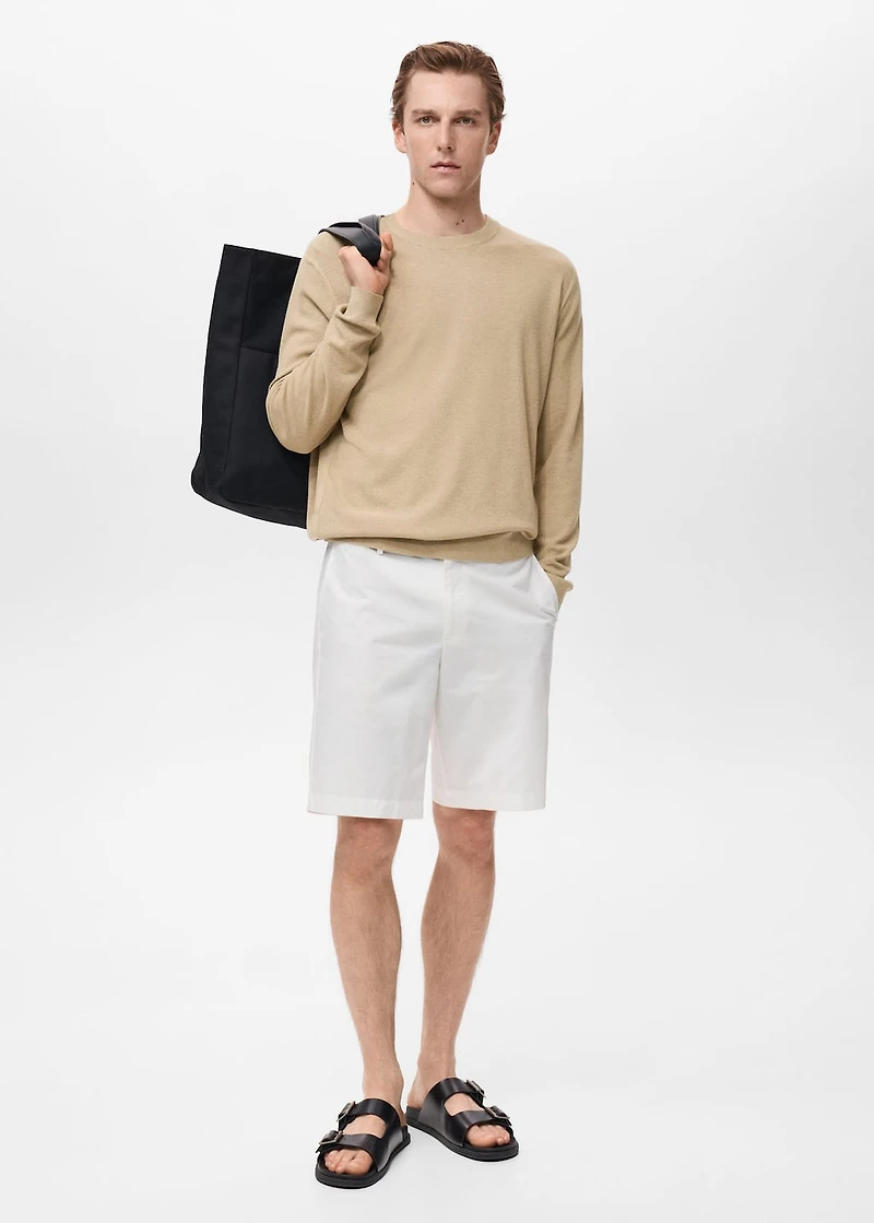 Fine-knit sweater