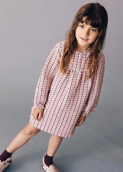 Printed short dress