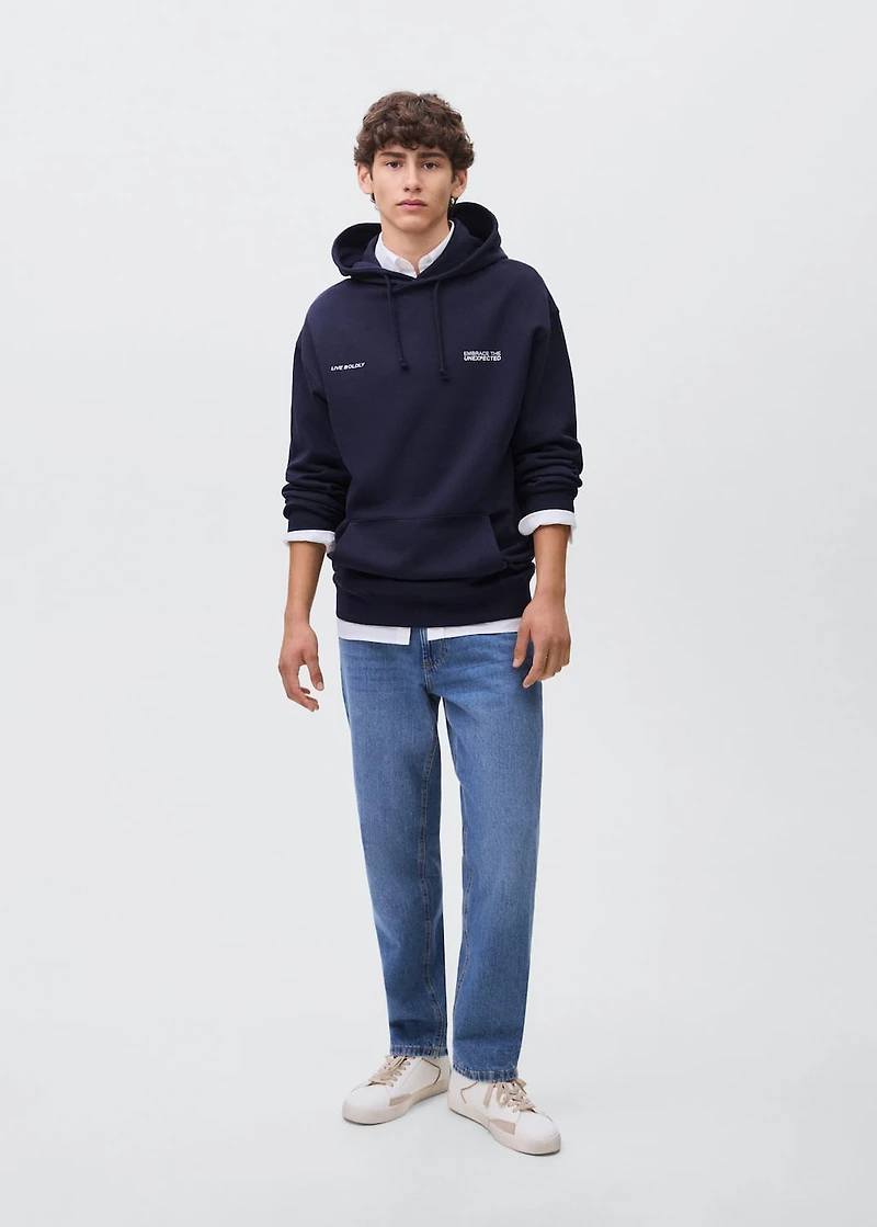 Printed hoodie