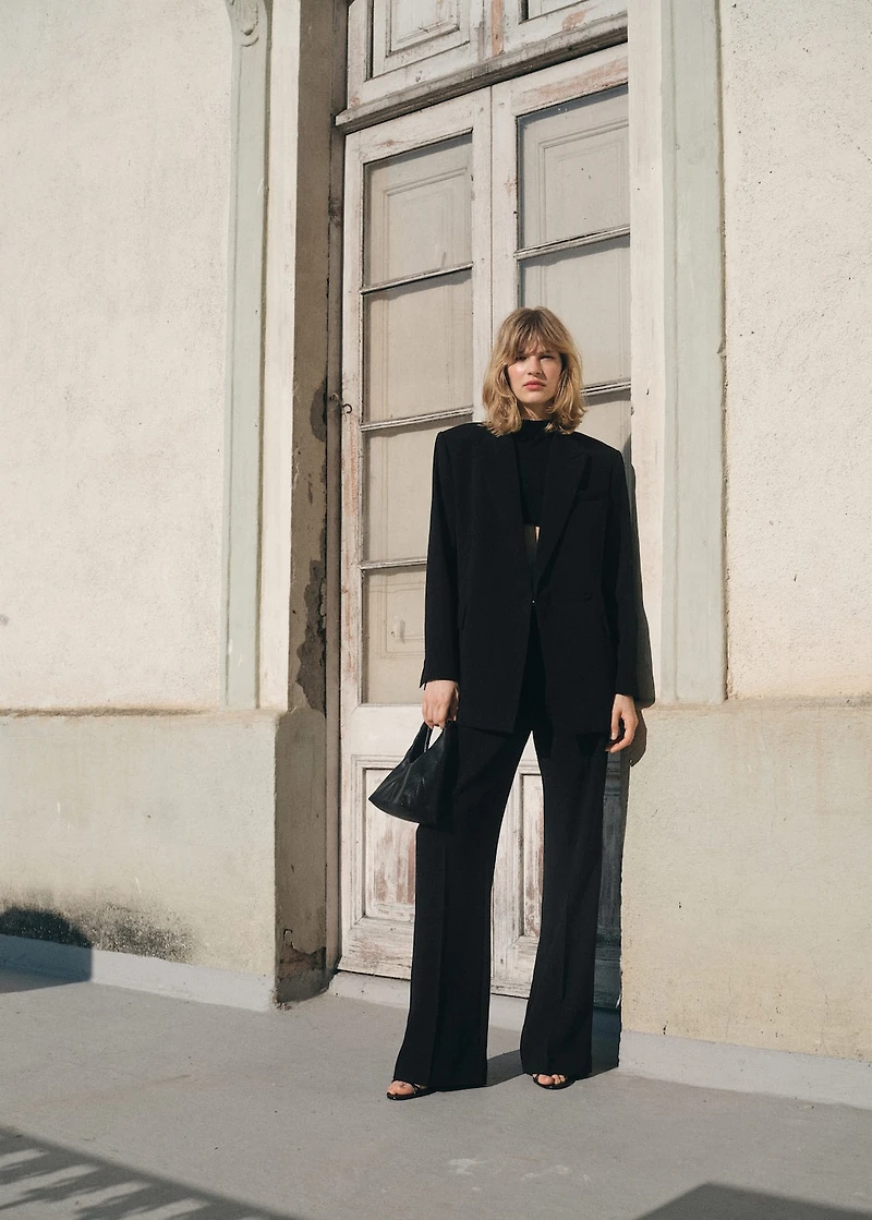 Double-breasted suit jacket