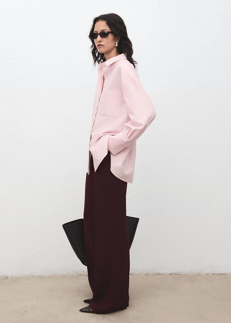 Pocket oversize shirt