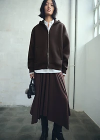 Oversized hooded jacket
