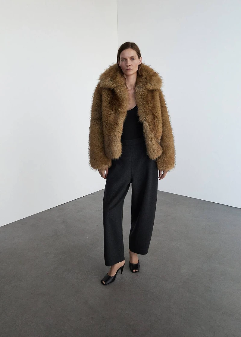 Wool balloon pants