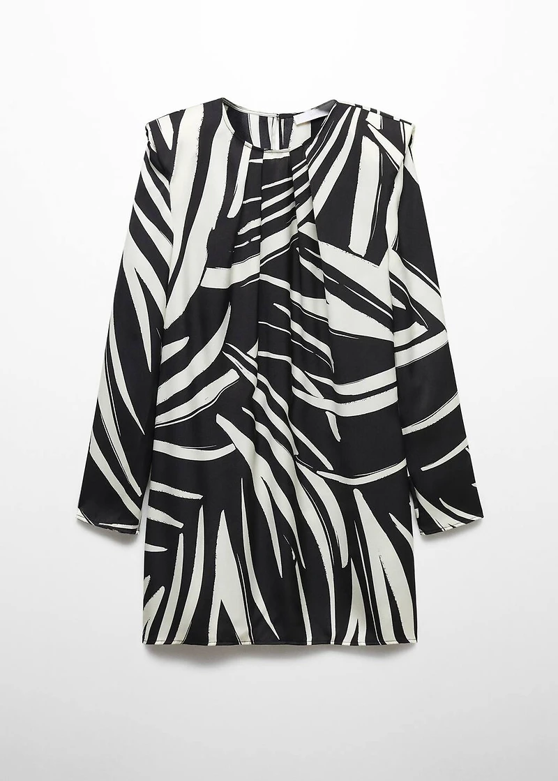 Printed short dress