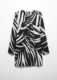 Printed short dress