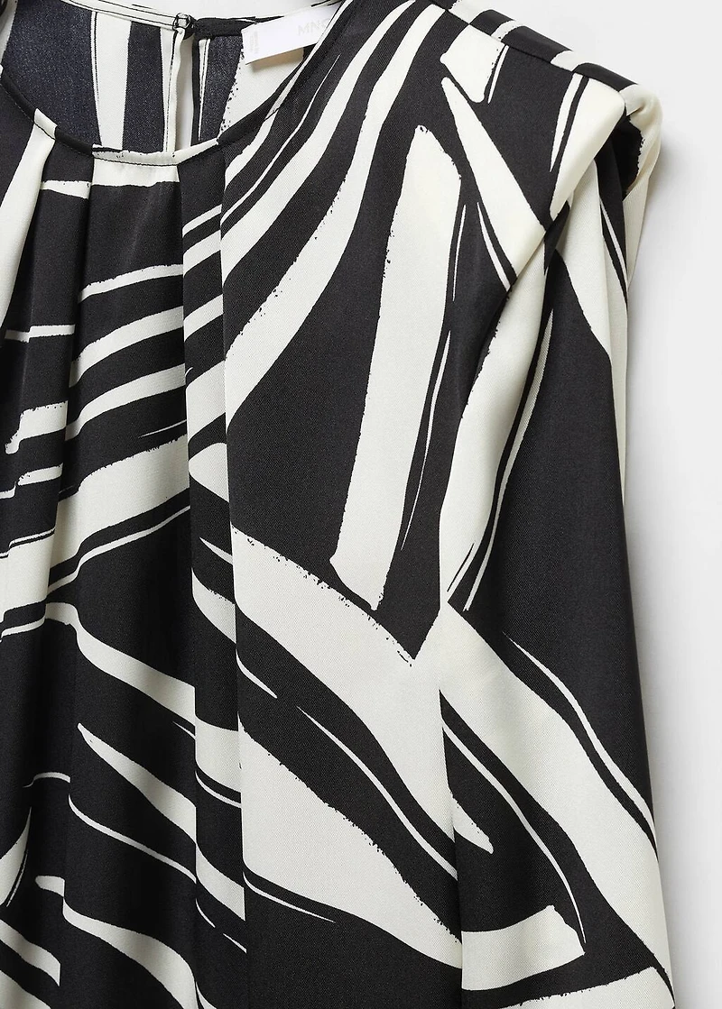 Printed short dress
