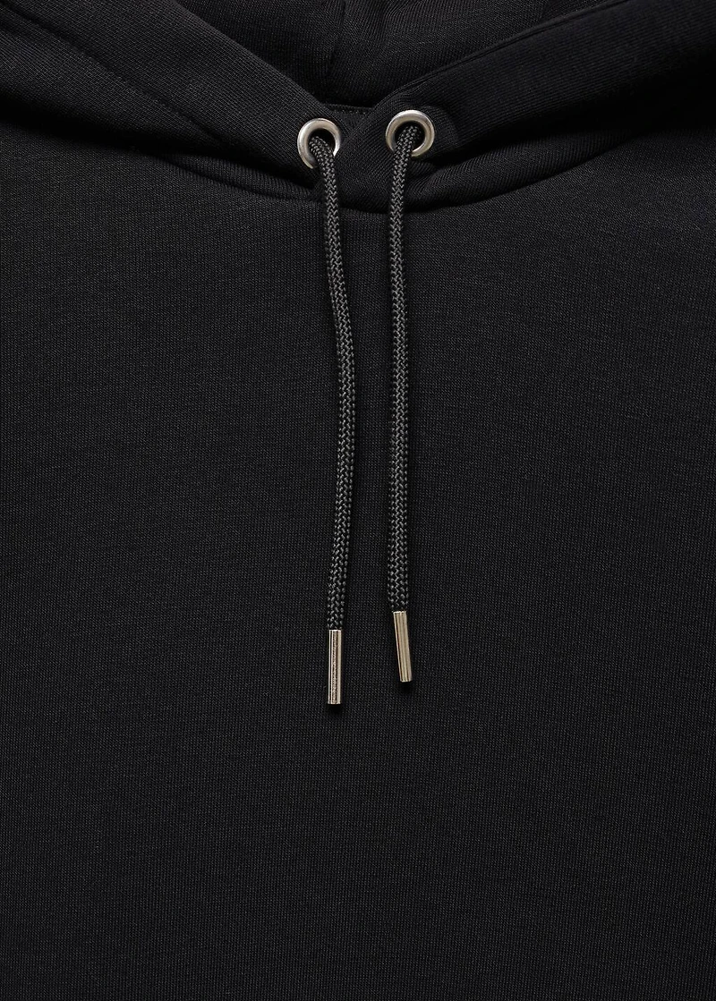 Kangaroo hooded cotton sweatshirt