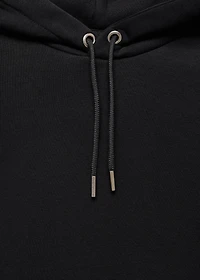 Kangaroo hooded cotton sweatshirt