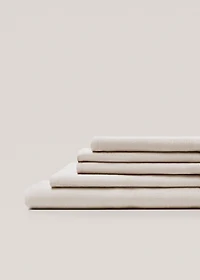 100% linen fitted sheet for king bed