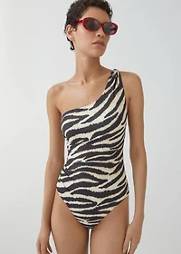 Animal print swimsuit