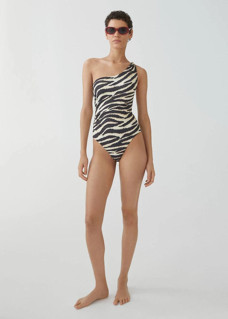 Animal print swimsuit