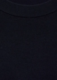Fine-knit cotton sweater