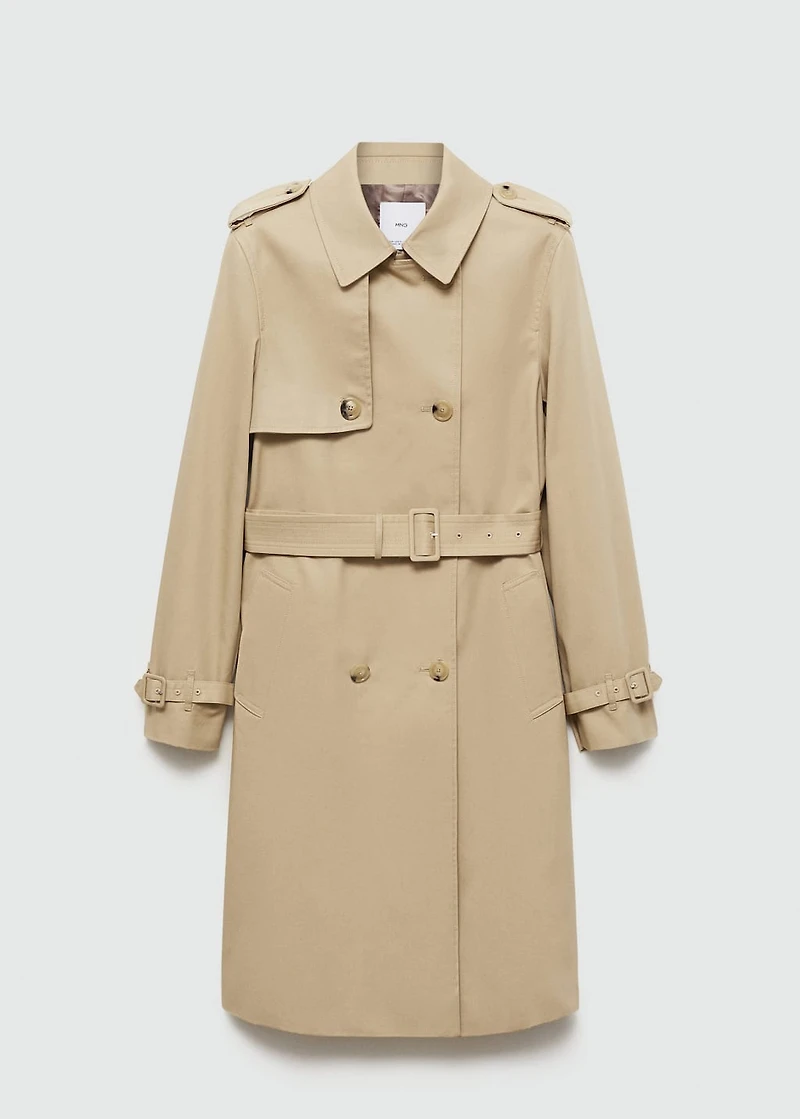 Classic trench coat with belt