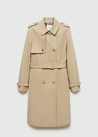 Classic trench coat with belt