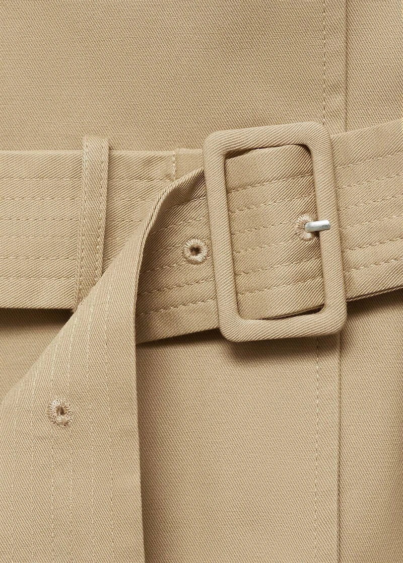 Classic trench coat with belt