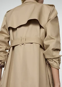 Classic trench coat with belt