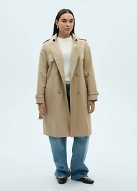 Classic trench coat with belt