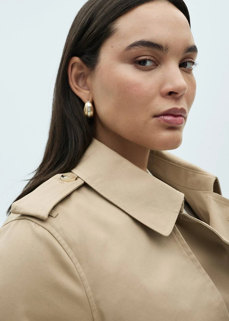Classic trench coat with belt