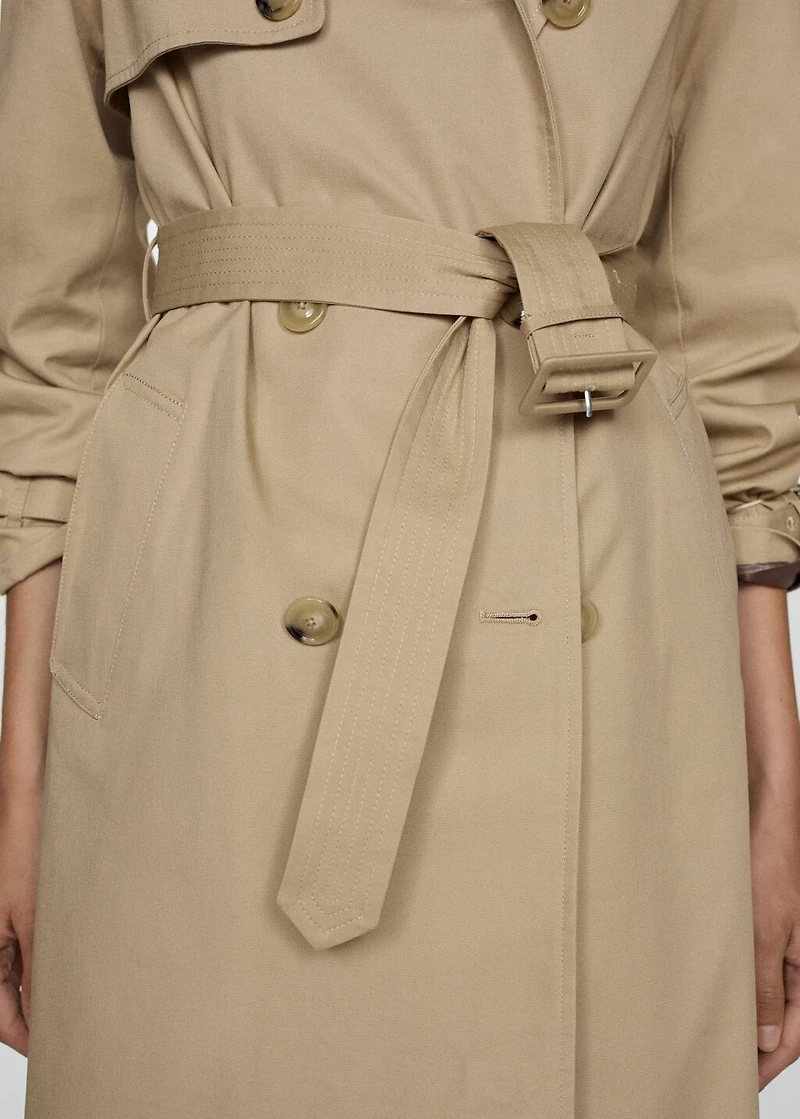 Classic trench coat with belt