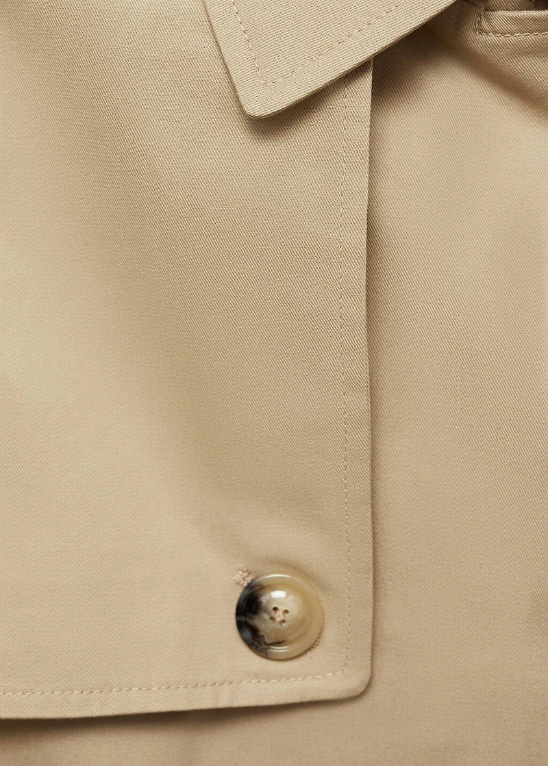 Classic trench coat with belt