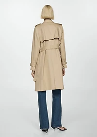 Classic trench coat with belt