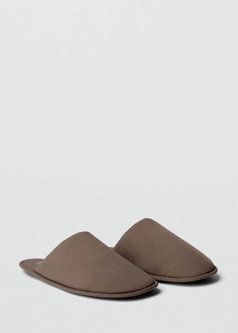 Padded slippers