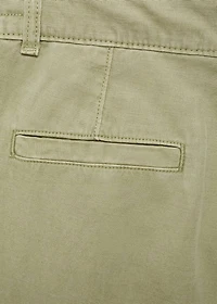 Lyocell pants with adjustable drawstring