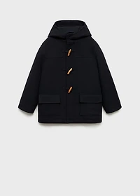 Cloth coat with pockets