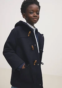 Cloth coat with pockets