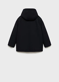 Cloth coat with pockets