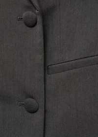 Long buttoned vest