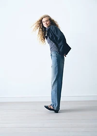 Waxed-effect short barn jacket