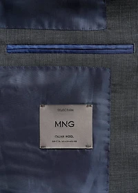 Venecia 100% virgin wool Prince of Wales check suit blazer