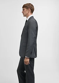 Venecia 100% virgin wool Prince of Wales check suit blazer