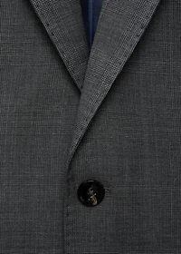 Venecia 100% virgin wool Prince of Wales check suit blazer